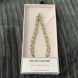 Velvet Caviar Gold Phone Charm Bracelet